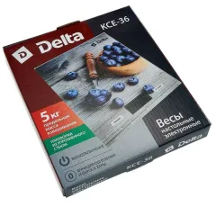 Весы кухонные электронные DELTA KCE-36 (черника)
