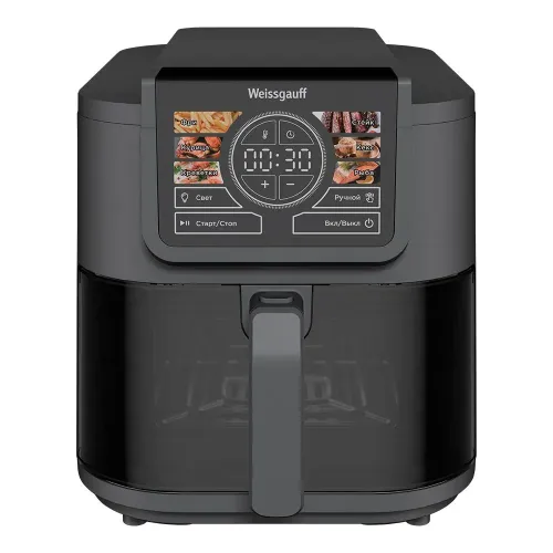 Аэрогриль WEISSGAUFF WAF 715 DW Smart Fry, 8 л., черный