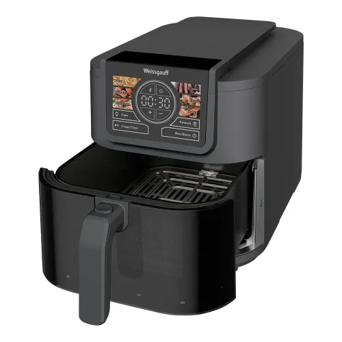Аэрогриль WEISSGAUFF WAF 715 DW Smart Fry, 8 л., черный