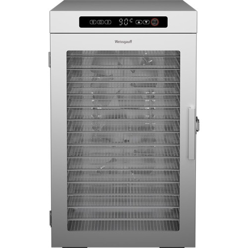 Сушилка для овощей WEISSGAUFF WDH 216 Digital Maxi Dry, 65 л., 26 под., серый металлик
