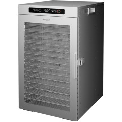 Сушилка для овощей WEISSGAUFF WDH 216 Digital Maxi Dry, 65 л., 26 под., серый металлик