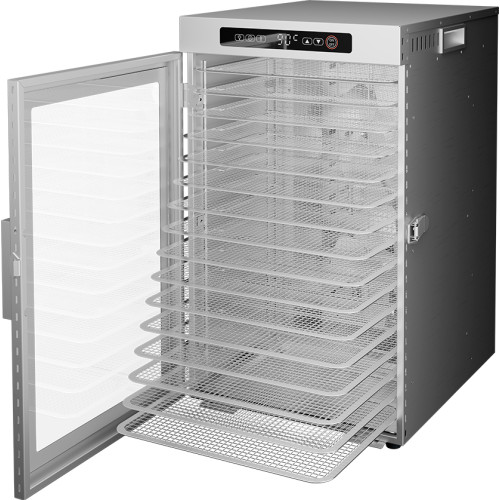 Сушилка для овощей WEISSGAUFF WDH 216 Digital Maxi Dry, 65 л., 26 под., серый металлик