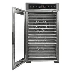 Сушилка для овощей LUMME LU-FD1856B, 90 л., 20 под., сталь/черный