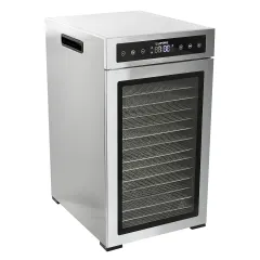 Сушилка для овощей LUMME LU-FD1856B, 90 л., 20 под., сталь/черный