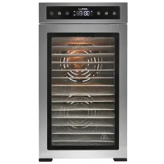 Сушилка для овощей LUMME LU-FD1856B, 90 л., 20 под., сталь/черный