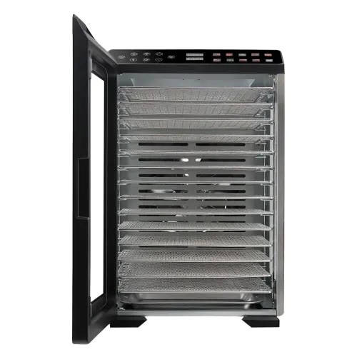 Сушилка для овощей STINGRAY ST-FD745D, 54 л., 27 под., сталь/черный