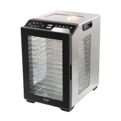 Сушилка для овощей STINGRAY ST-FD745D, 54 л., 27 под., сталь/черный