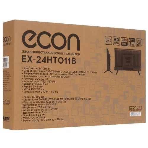 Телевизор 24" ECON EX-24HT011B