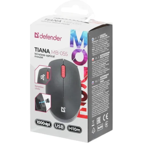 Мышь Defender Tiana MB-055 черный
