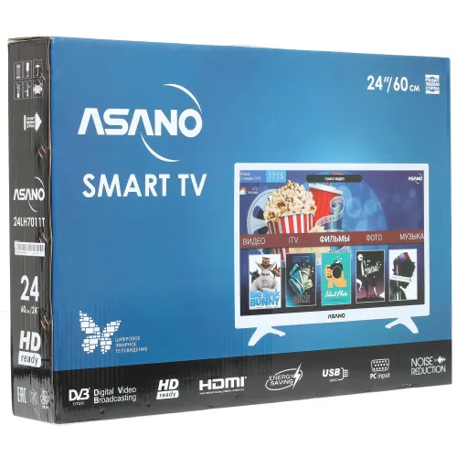 Телевизор 24" ASANO 24LH7011T SMART TV 