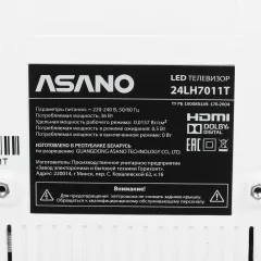 Телевизор 24" ASANO 24LH7011T SMART TV 