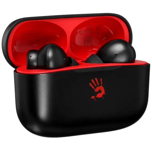 Гарнитура Bluetooth A4Tech Bloody M30 черный/красный