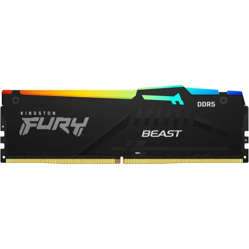 Память DDR5 16384Mb 5600MHz Kingston Fury Beast RGB (KF556C40BBA-16)