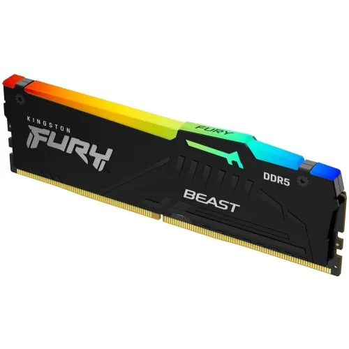Память DDR5 16384Mb 5600MHz Kingston Fury Beast RGB (KF556C40BBA-16)