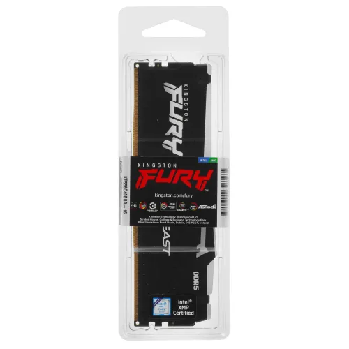 Память DDR5 16384Mb 5600MHz Kingston Fury Beast RGB (KF556C40BBA-16)