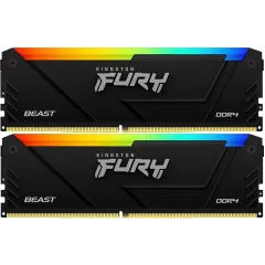 Память DDR4 32768Mb 3200MHz Kingston Fury Beast Black RGB XMP kit 2x16Gb, CL16, 288-pin 1.35V Non-EC