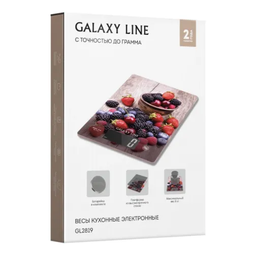 Весы кухонные электронные GALAXY LINE GL 2819 "Ягоды"