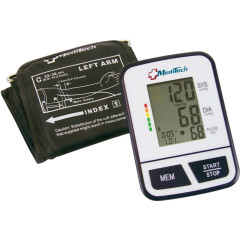 Тонометр автоматический MediTech МТ-30 на плечо, белый/графит
