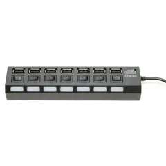 Коммутатор USB 2.0 5BITES HB27-203PBK