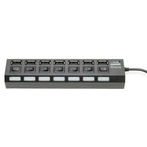 Коммутатор USB 2.0 5BITES HB27-203PBK