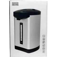 Термопот GOODHELPER TP-55A03, 5,5 л. серебристый/черный