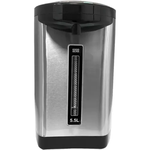 Термопот GOODHELPER TP-55A03, 5,5 л. серебристый/черный