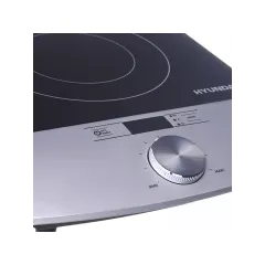 Настольная индукционная плита HYUNDAI HYC-0102 серебро/черная