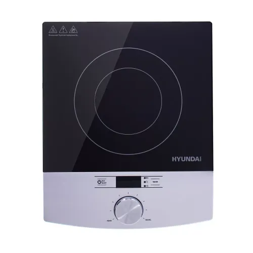 Настольная индукционная плита HYUNDAI HYC-0102 серебро/черная