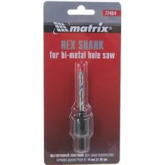 Адаптер для круговых пил Bi-metall MATRIX до 30мм (72494)