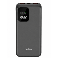 Повербанк 10000 мАч PERFEO PF_E2077 черный