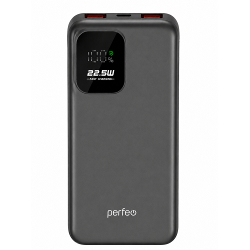 Повербанк 10000 мАч PERFEO PF_E2077 черный