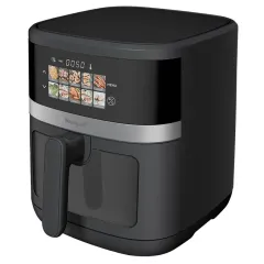 Аэрогриль WEISSGAUFF WAF 726 DS Digital OptiFry, 2 тена, 7 л., черный