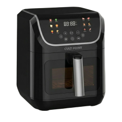 Аэрогриль CULT POINT CP-507-bl, 2 тена, 7 л., черный