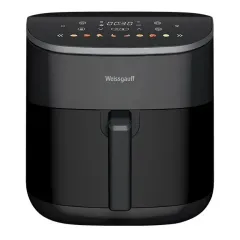Аэрогриль WEISSGAUFF WAF 901 DS Air Fry Chef, пар, 2 тена, 9 л., черный