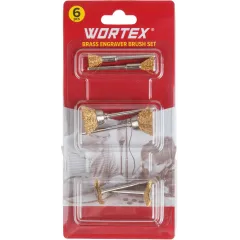 Набор насадок для гравера WORTEX латунных (1335684)