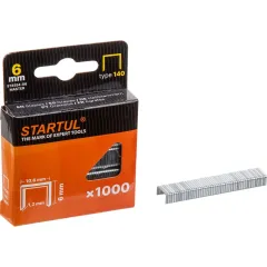 Скобы для степлера STARTUL MASTER тип 140, 6 мм 1000 шт (ST4554-06)