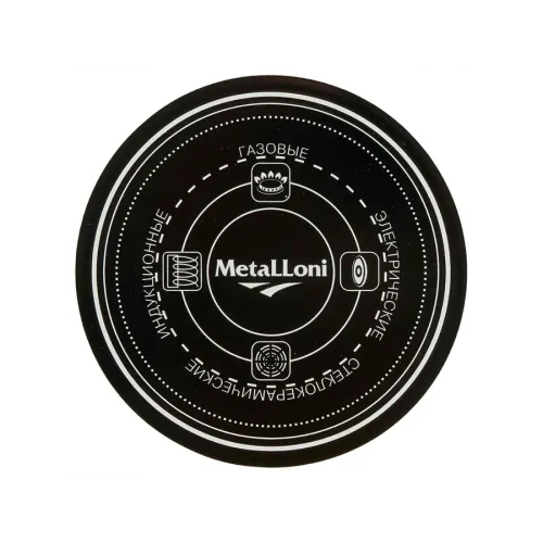 Чайник со свистком METALLONI "Нежные маки", индукция, эмаль, 2,5 л. (EM-25101/14)