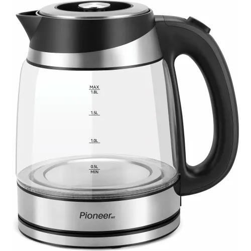 Чайник эл. PIONEER KE800G стекло/нерж/черный