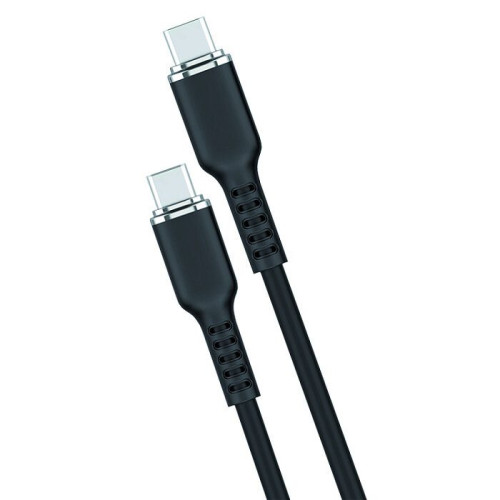 Кабель USB 3.0 Type-C - Type-C 1 м WALKER C795 60W черный (WC-795-TYP-TYP/BK)