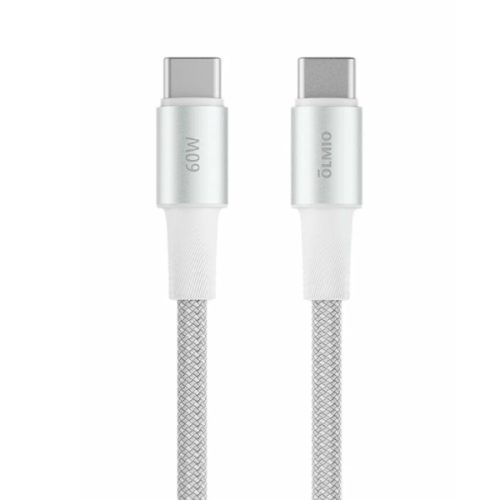 Кабель USB 3.0 Type-C - Type-C 1,2 м OLMIO 3A 60W PD Master усиленный белый