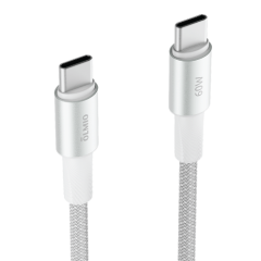 Кабель USB 3.0 Type-C - Type-C 1,2 м OLMIO 3A 60W PD Master усиленный белый