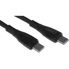 Кабель USB 3.0 Type-C - Type-C 1 м Pero DC-11 3A 60W черный