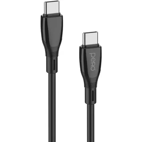 Кабель USB 3.0 Type-C - Type-C 1 м Pero DC-11 3A 60W черный
