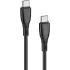 Кабель USB 3.0 Type-C - Type-C 1 м Pero DC-11 3A 60W черный