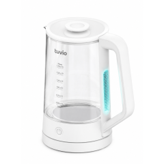 Чайник эл. умный TUVIO TKP2217S, WIFI, работает с Алисой, (t°), 1.7 л., стекло/,белый