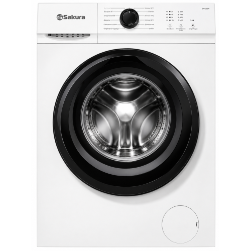СМА SAKURA SA-8205W белый/черный