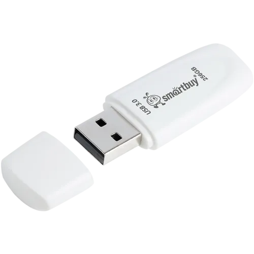 Карта USB3.0 256 GB SMARTBUY SB256GB3SCW белый
