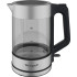 Чайник эл. Weissgauff WK 1720 EcoGlass Inox, нерж./стекло/черный