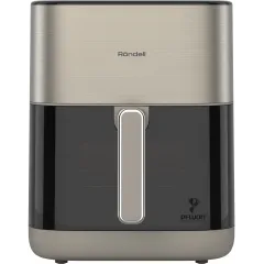 Аэрогриль RONDELL RDE-AF555, пар, 2 тена, 6 л., шампань