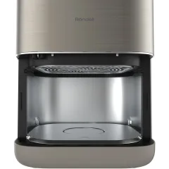 Аэрогриль RONDELL RDE-AF555, пар, 2 тена, 6 л., шампань